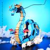 MOC One Anime Piece Строительные блоки Каидо Дракон Кирпичи Модель DIY Сборка Синий Дракон Фигурки Игрушки Для Детей Коллекция Подарок