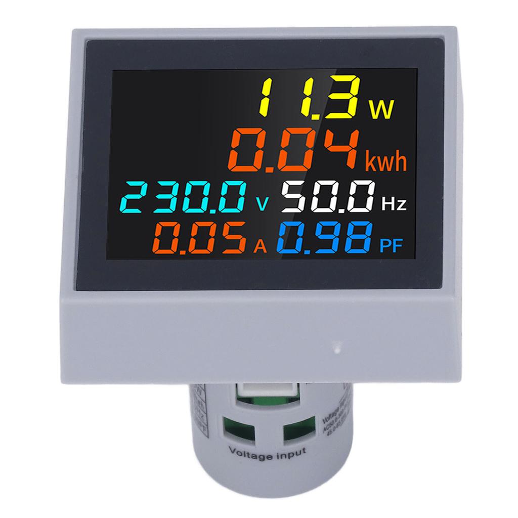 Многофункциональный цифровой измеритель 6 в 1 Монитор переменного тока, напряжения, мощности, частоты для дома SPM004