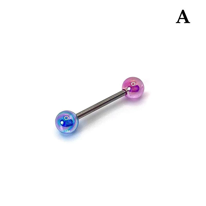 Titanium Steel Colorful Tongue Nails Piercing Body Studs Piercing Body Jewelry