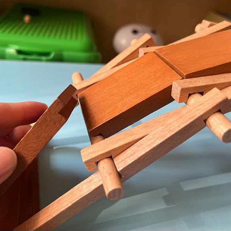 Деревянный DIY арочный мост Лу Бан Головоломки Инженерное строительство Строительные игрушки для детей Мальчиков Девочек Творческие Образовательные Подарки