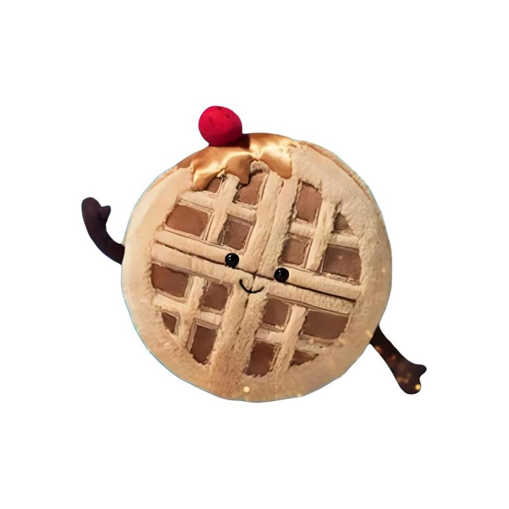 JELLYCAT Gourmet Collection Waffles Cute Dolls Plush Small Tall