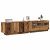 VidaXL TV Stand with LED Lights Old Wood Engineered Wood 3329163
