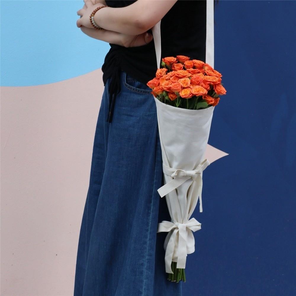 Thickened Flower Wrapping Bag Hanging Flower Cloth Tote Bouquet Packaging Bags Gift Giving