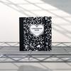 Luca Lab 3-Hole Black Ring Composition Hardcover Photo Card Binder, a Popular Phrase In Korea