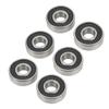 6Pcs 6201 Sealed Bearing High Carbon Steel Car Ball Bearing for Electric Motors Power Tools Vehicle