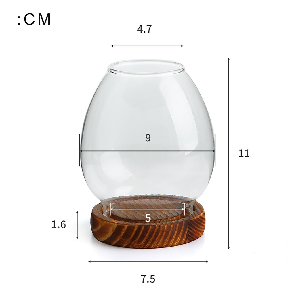 Винтажные подсвечники из грецкого ореха с стеклянным колпаком, европейские подсвечники для декора свадебной вечеринки, подставка для свечей