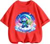 Hot Popular Stitches Graphic T Shirt Lightweight Leisure Daily School Wear Casual Street Kids Boys Girls Clothing