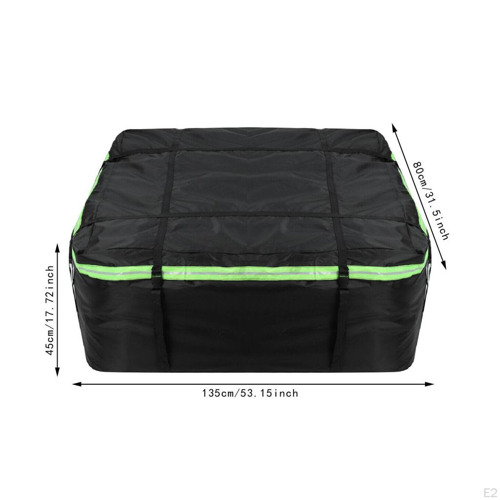 Багажник на крышу автомобиля, багажник на крышу с ночной светоотражающей полосой, водонепроницаемая сумка