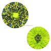 Hot Sale Reversible Double Layer Silk Print Shower Cap Popular Sleep Cap Designer Elastic Satin Hair Bonnet for Women