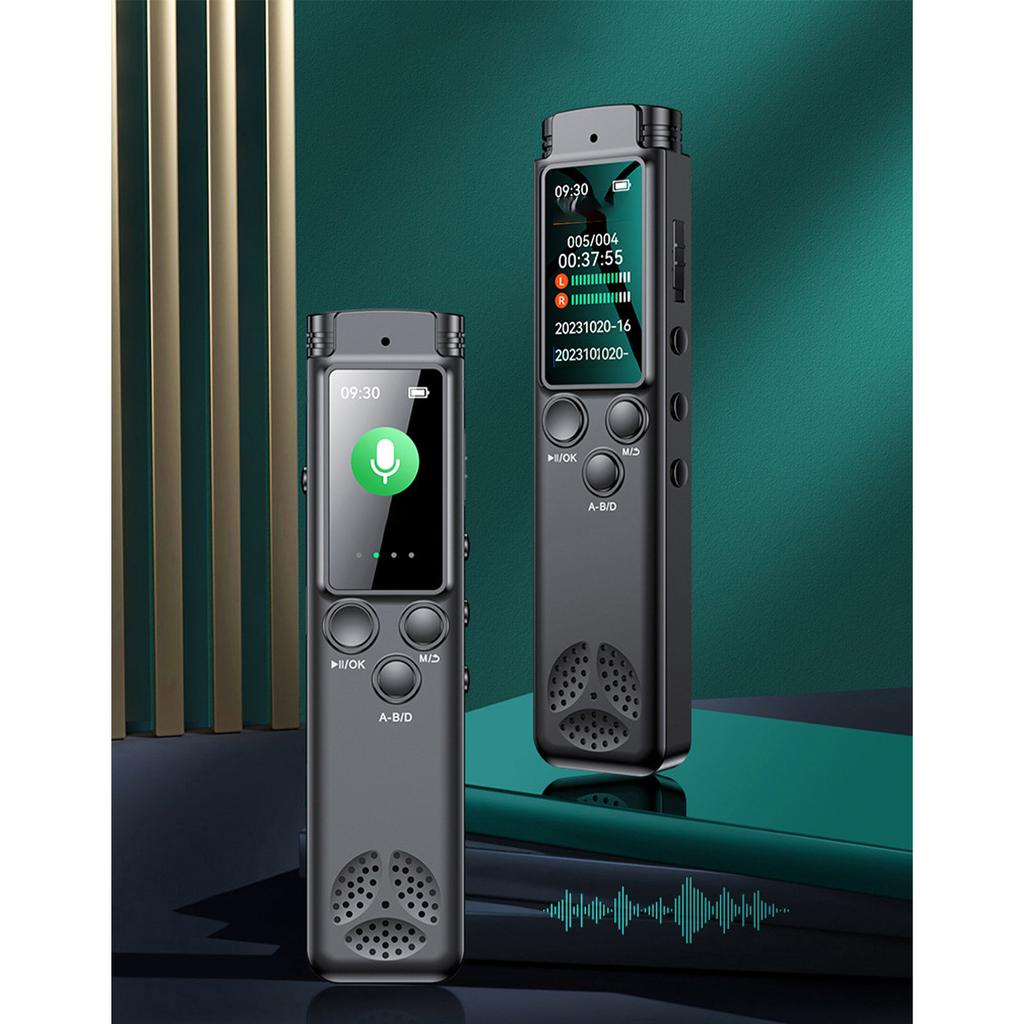 Профессиональный диктофон HD шумоподавление одна кнопка четкая запись голосовое управление студенческий бизнес воспроизведение музыки