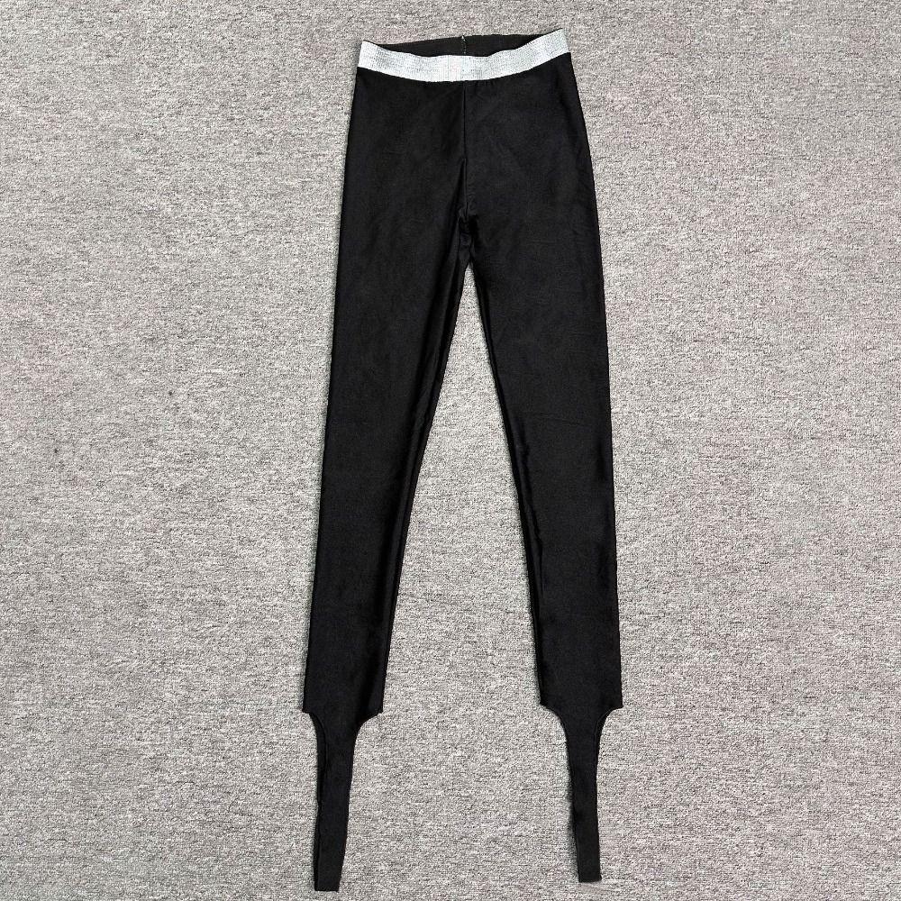 Elastic Stirrup Leggings High Waist Shapewear Body Shaper Slim Tights Sports
