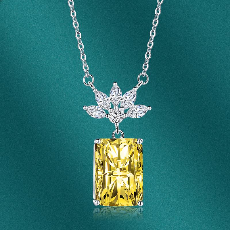 Sace Gems Женское ожерелье, кулон, медный сплав, циркон, модный подарок