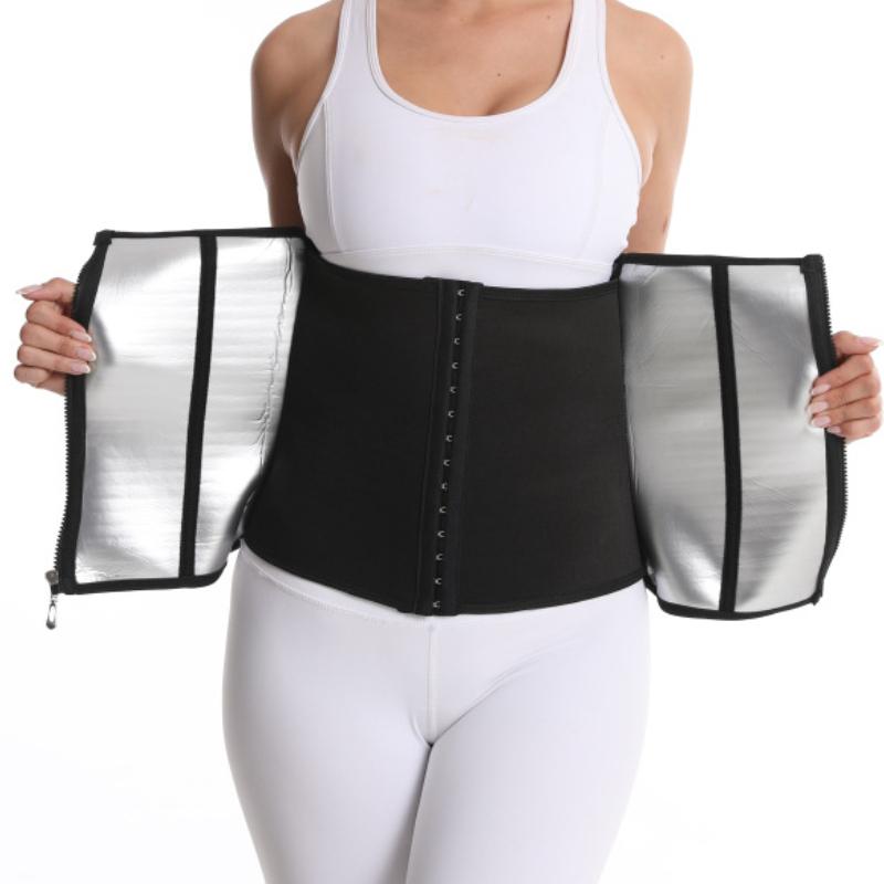 Женский тренажер для талии, триммер, корсет, обертывание для живота, пояс для похудения, пот, пояс для живота, спортивный пояс, костюм для сауны, сжигатель жира, формирователь тела