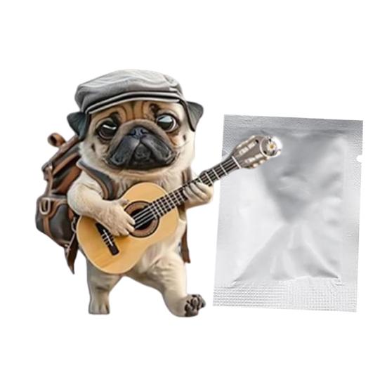 Щенок Освежитель воздуха для автомобиля Акриловый зажим на воздуховод Милый декор для приборной панели со сменными ароматическими подушечками Легкий подарок для любителей собак Автоаксессуары