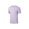 Li Ning Ping Pong Rookie Series Logo Round Neck Quick Dry Short Sleeve T-Shirt Unisex T-Shirt Lilac ATST033-5