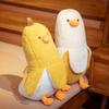 Banana Friend Duck Doll Big Yellow Duck Plush Toy Banana Throw Pillow Big White Goose Sleeping On the Side