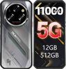 Oukitel WP62 5G Мобильный телефон 12 ГБ + 512 ГБ 11000 мАч 6,58-дюймовый дисплей 108 МП Android 15