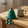 Новогодние подарки для вечеринки, 3D-печатный органайзер-хранилище в виде рождественской елки со съемной крышкой, креативные маленькие настольные шкатулки для конфет, украшений,