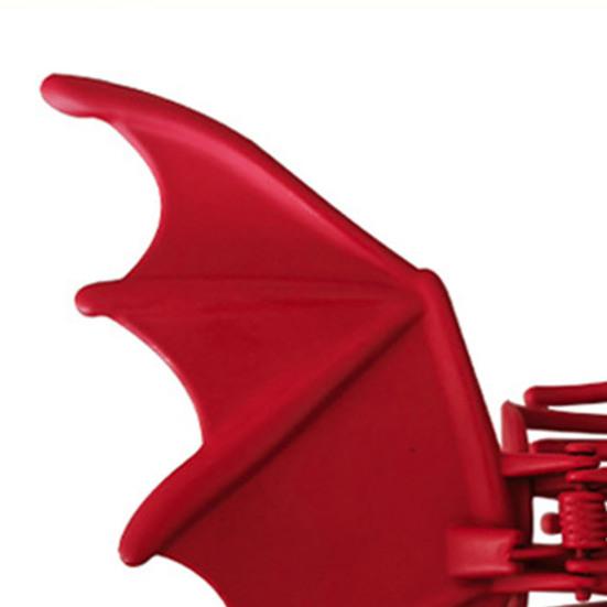 1/2Pcs Gothic Style Bat Hair Claw Spooky Goth Bats Wings Hairpin Women Halloween Metal Hair Accessories