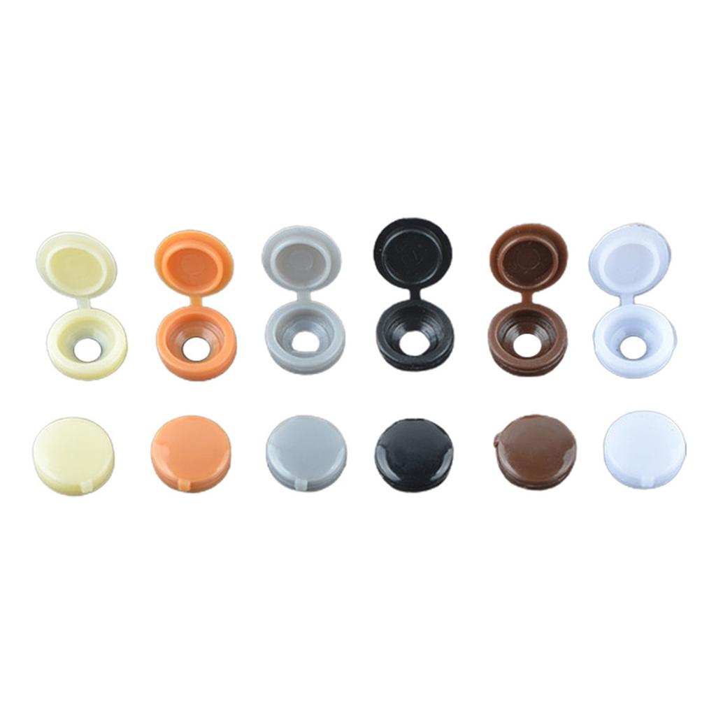 36 шт. M6 Декоративные колпачки для винтов Откидной колпачок для винта Складная кнопочная застежка Мебельная фурнитура Крышка для винта для шкафа