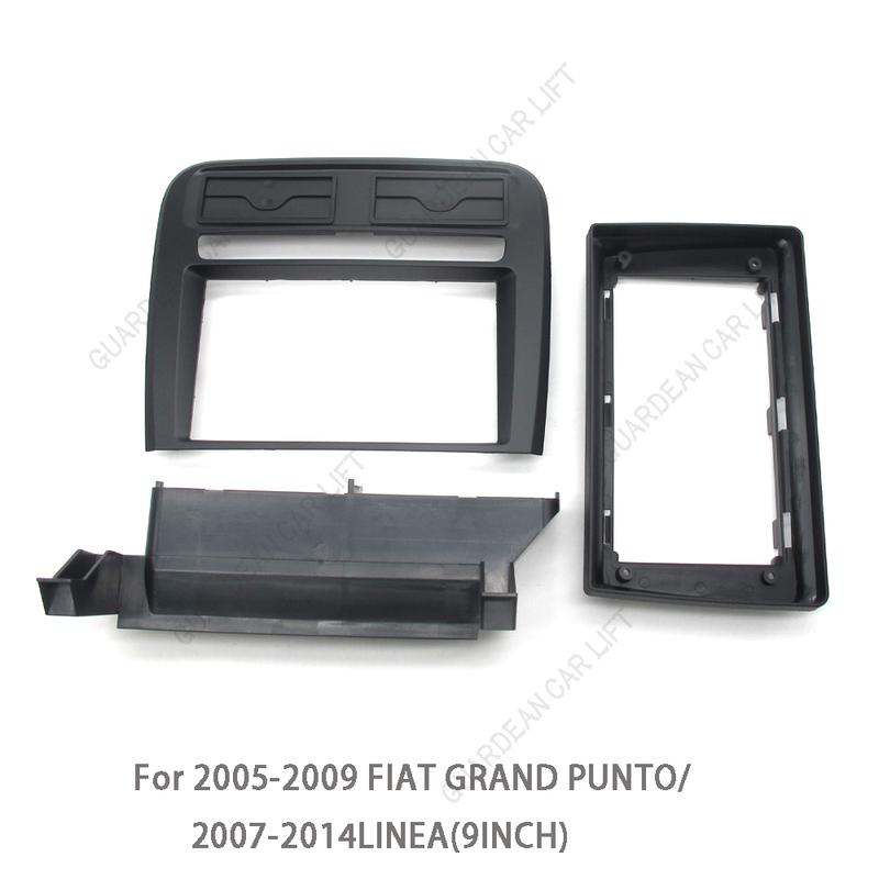 9INCH Car Radio Fascias For 2005-2009 FIAT GRAND PUNTO/2007-2014LINEA  Android Stereo Frame Player 2 Din Head Unit Panel Dash Tr