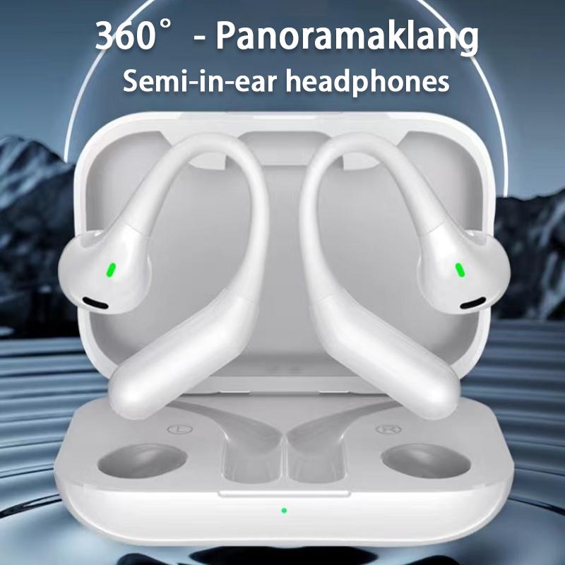 AIR 6 Wireless Bluetooth 5.0 Headset Active Noise Reduction Earphone HD Call Music Sport Headphones with Charging Box