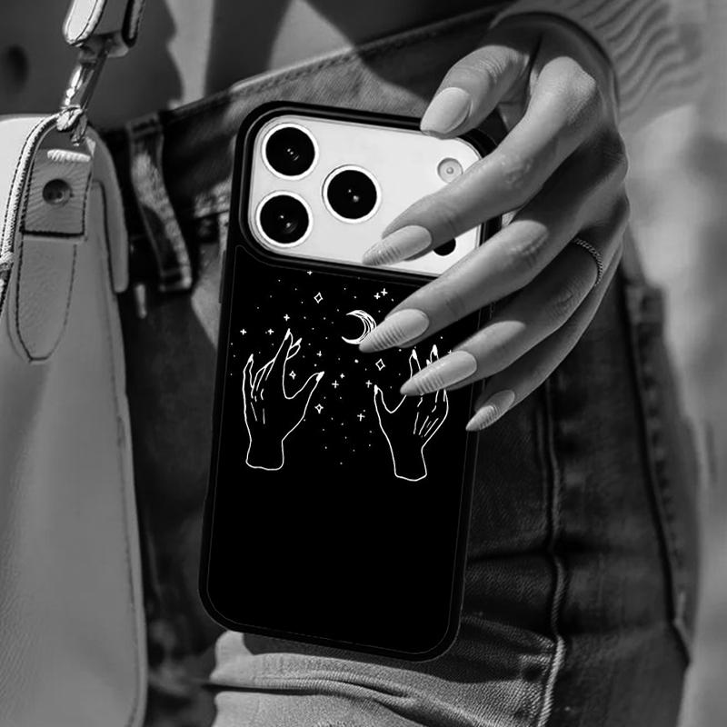 Чехол для телефона в стиле Witch Aesthetic Art для iPhone 17 Air 14 15 13 12 Max Чехол для Apple 16e 11 Pro Max Plus Coque