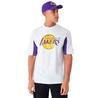 New Era NBA Mesh Panel Los Angeles Lakers Short Sleeve T-Shirt