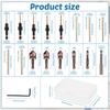 17Pcs Countersink Drill Bit Set with Storage Box #6 #8 #10 #12 High Speed Steel Counter Sink Drill Bit for Broken & Rusted Screw