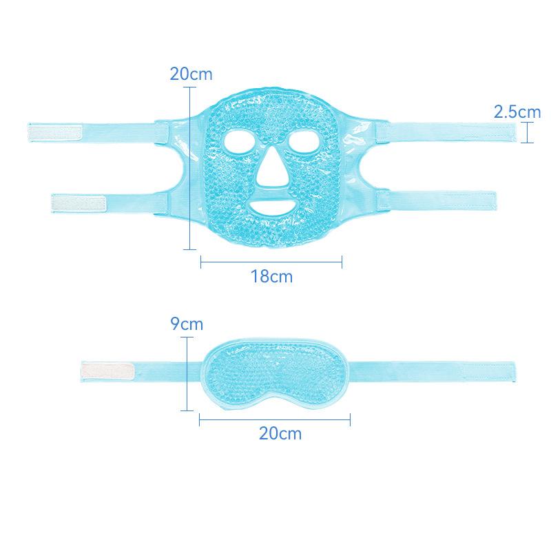Охлаждающие ледяные гелевые шарики для лица, компрессы с горячим и холодным эффектом, многоразовая ледяная гелевая маска для снятия давления, отечности глаз, мигрени, ухода за кожей