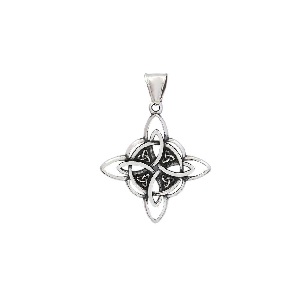 New Viking Celtic Knot Pendant Titanium Steel Retro Personalized Fashion Necklace