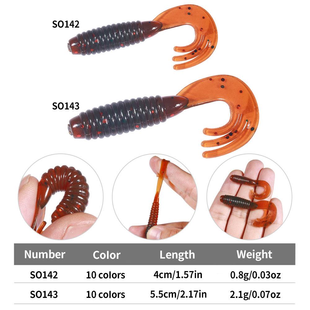 Мягкая рыбка Мягкая приманка 2.17in (5.5CM)/10шт/пакет Рыболовные приманки 4см/20шт