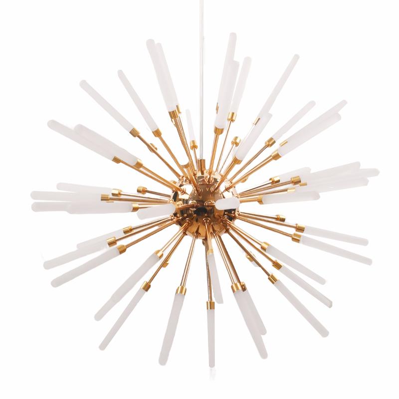 60 Headlights Dandelion Chandelier Lighting Pendant Lamp for Living Room Dining Room Home Decoration
