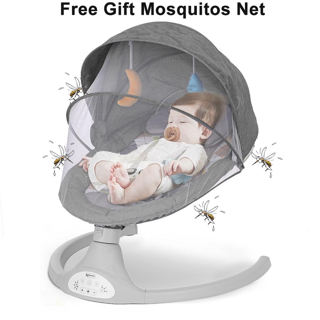 Электрические детские качели Kimbosmart, макс. 18 кг, люлька-качалка, кресло-качалка для младенцев