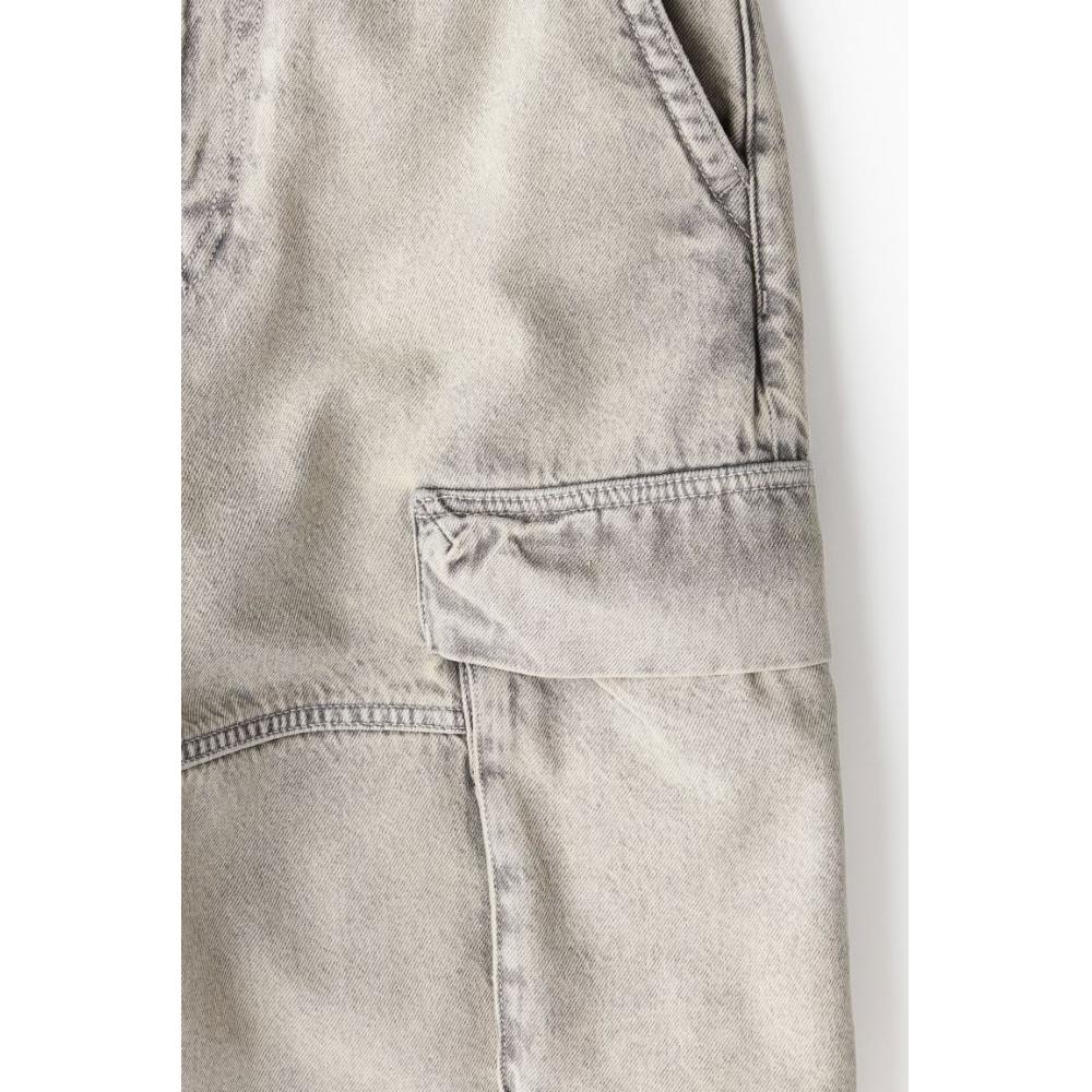 Шорты-карго HM Loose Fit deniM бежевые