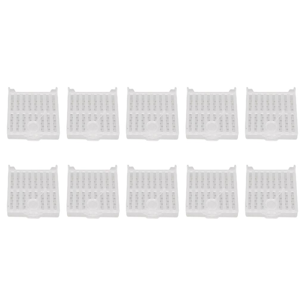 10PCS Queen Bee Catcher Cage Plastic Transparent Multifunctional Queen Bee Catching Box for Beekeeping Tools