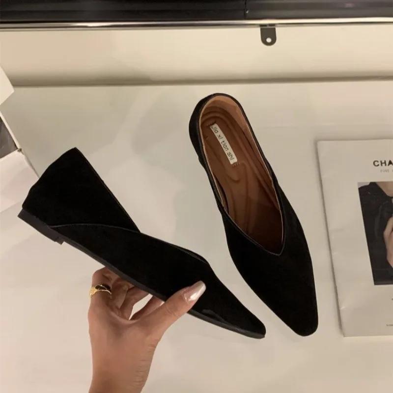 Мода Модные женские туфли на плоской подошве Туфли с острым носком и неглубокой подошвой Повседневные туфли-лоферы на плоской подошве Туфли Мэри Джейн с леопардовым принтом Балетки