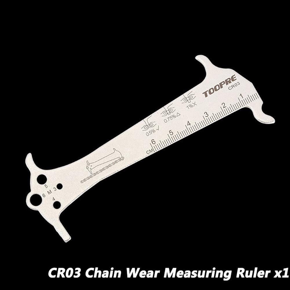 3-in-1 Bicycle Chains Gauge Portable Stainless Steel Bike Chain Wear Indicator Caliper Cycling Parts