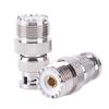 Bnc Male Plug To So239 Uhf Pl-259 Jack Rf Female Coaxial Adapter Cable Connector