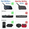 Оригинальные наушники для EJEAS V6 PRO+/V4 PLUS с разъемом Type-C, гарнитура для мотошлема с динамиком и микрофоном, опциональный зажим и основание