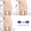 Женские двухслойные бесшовные шорты-безопасности из ледяного шелка, защищающие от просвечивания