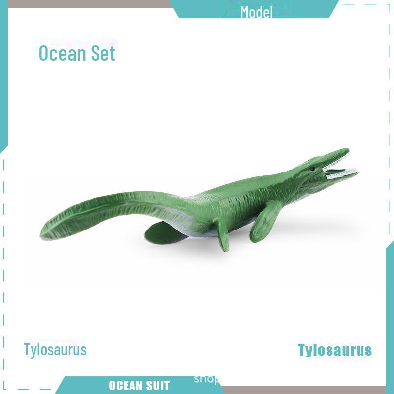 Набор моделей морских животных: Акула, черепаха, дельфин, кит, пингвин, краб и существа морского дна
