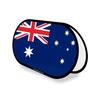 Drapeau Ovale - Australie - 70 X 120 Cm - Polyester - Impression Recto/verso - Pliable Rétractable