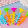 2Pcs Interesting Comfortable Handle Stimulate Hearing Development Children Trumpet Toys Early Education Musical Instrument Birthday Favors
