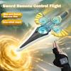 RC Летающий Меч Дрон 2.4G Управление Жестами Руки Трюковый Самолет Со Светодиодной Подсветкой, Планер с Дистанционным Управлением Игрушка Самолет Подарок Для Детей