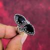 Black Spinel Ring, 925 Solid Sterling Silver Ring Handmade Gemstone Jewelry, Gifts For Wife Brand New Ring