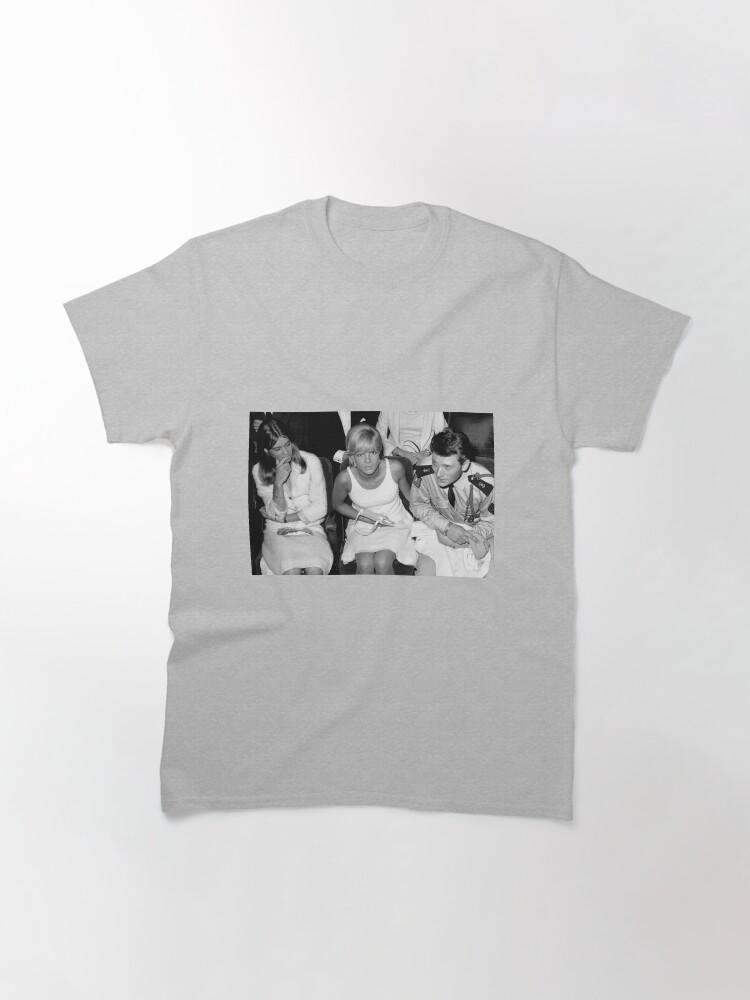 Françoise Hardy Françoise Hardy, Sylvie Vartan and Johnny Hallyday Classic T-Shirt