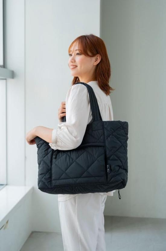 [THEATHEA] AMELIE 3-Way Quilted Diaper Bag Set (3-Piece Set)