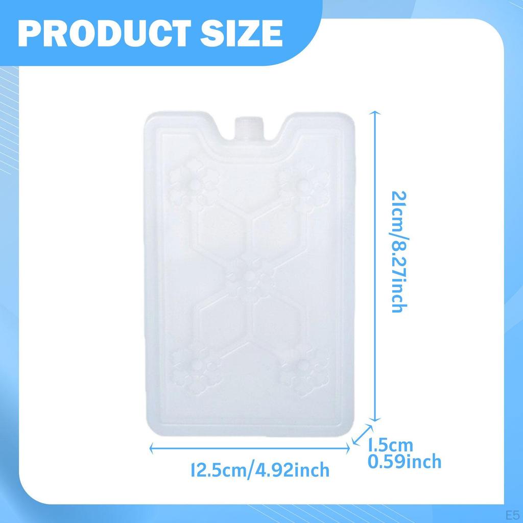 Ice Pack for Cool Bag Freezer Block Camping Gear Fishing Beach