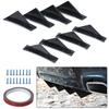 Universal 4pcs Car Rear Bumper Lip Diffuser Shark Fins Spoiler For VW For GOLF MK5 MK6 MK7 MK7.5 MK8 For A3 A4 A6 A7 A8 TT